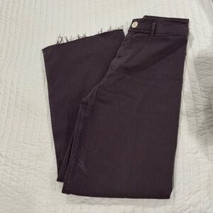 Zara Marine Pant in Eggplant